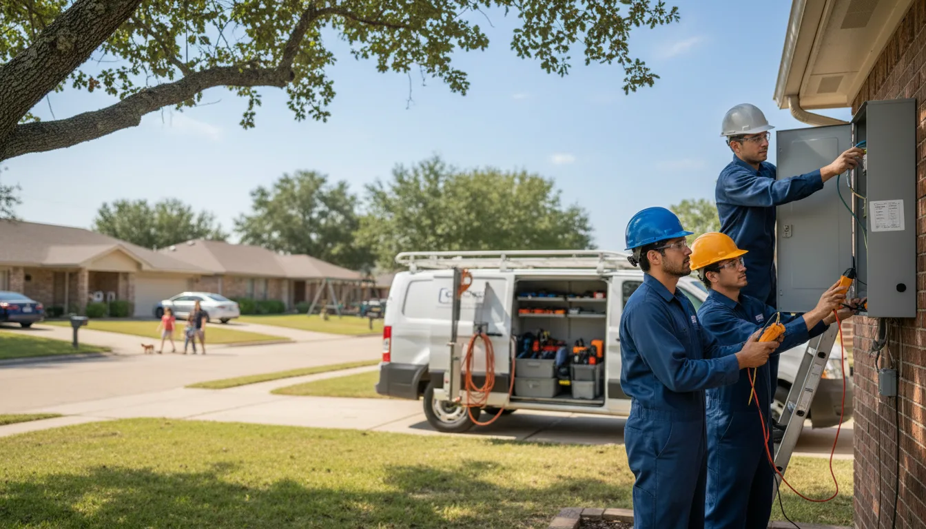 Certified electrician providing emergency electrical services in Elmwood, WI